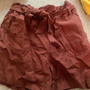 Pocket shorts burnt orange small